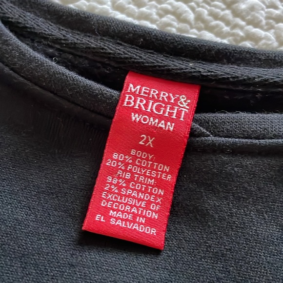 UGLY? Christmas Fleece Lined Sweatshirt Size 2X Excellent Condition Like New! - Picture 12 of 14